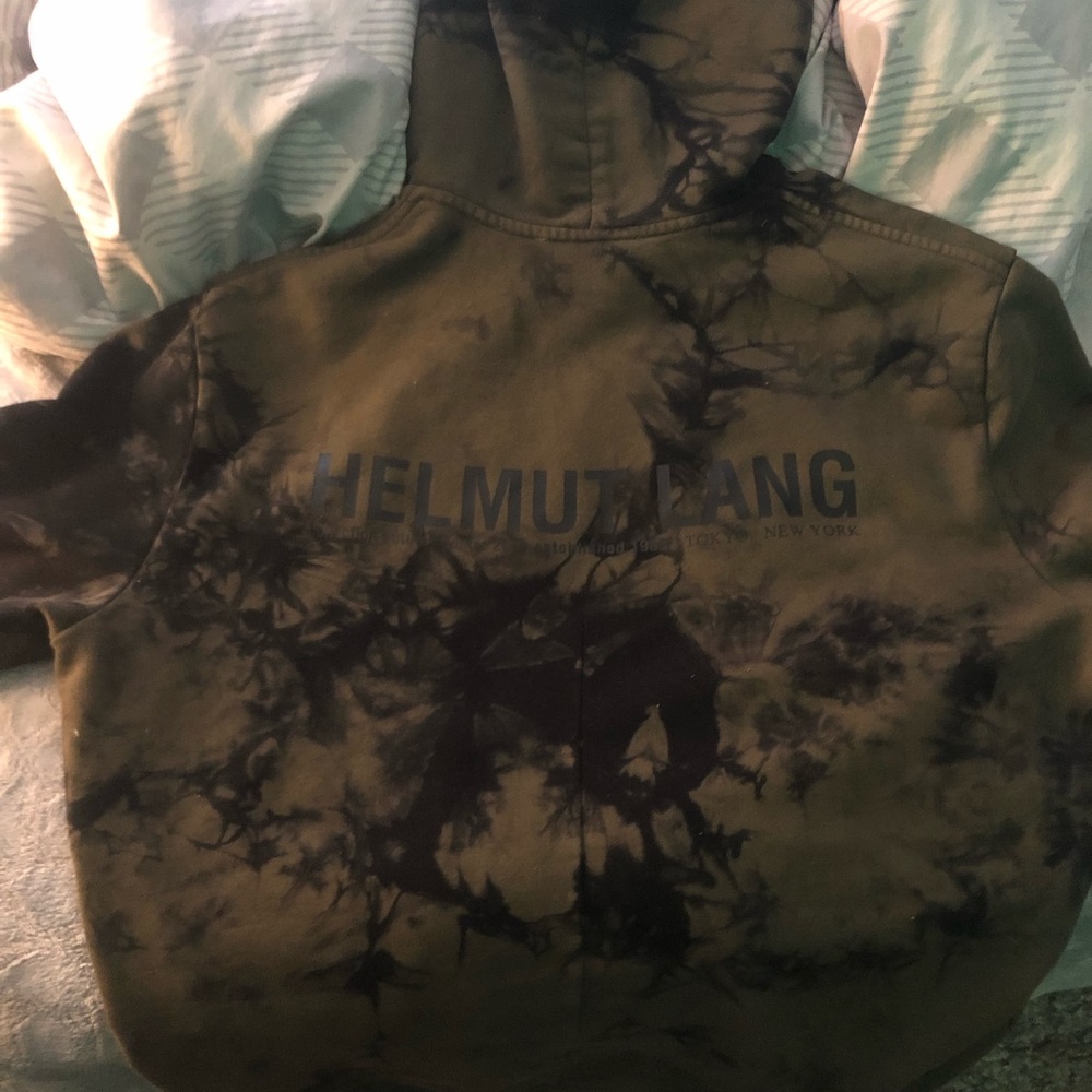 Helmut Lang 2018 japan dye sweatshirt